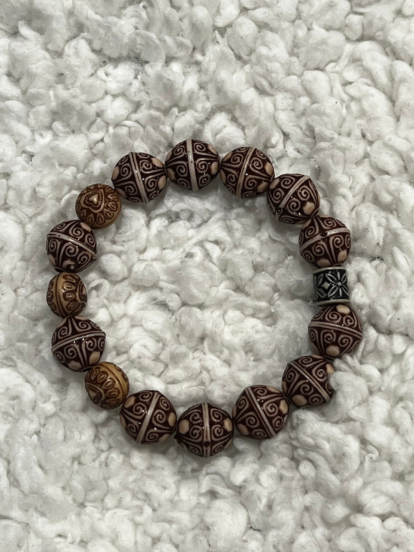 Handmade beaded bracelet