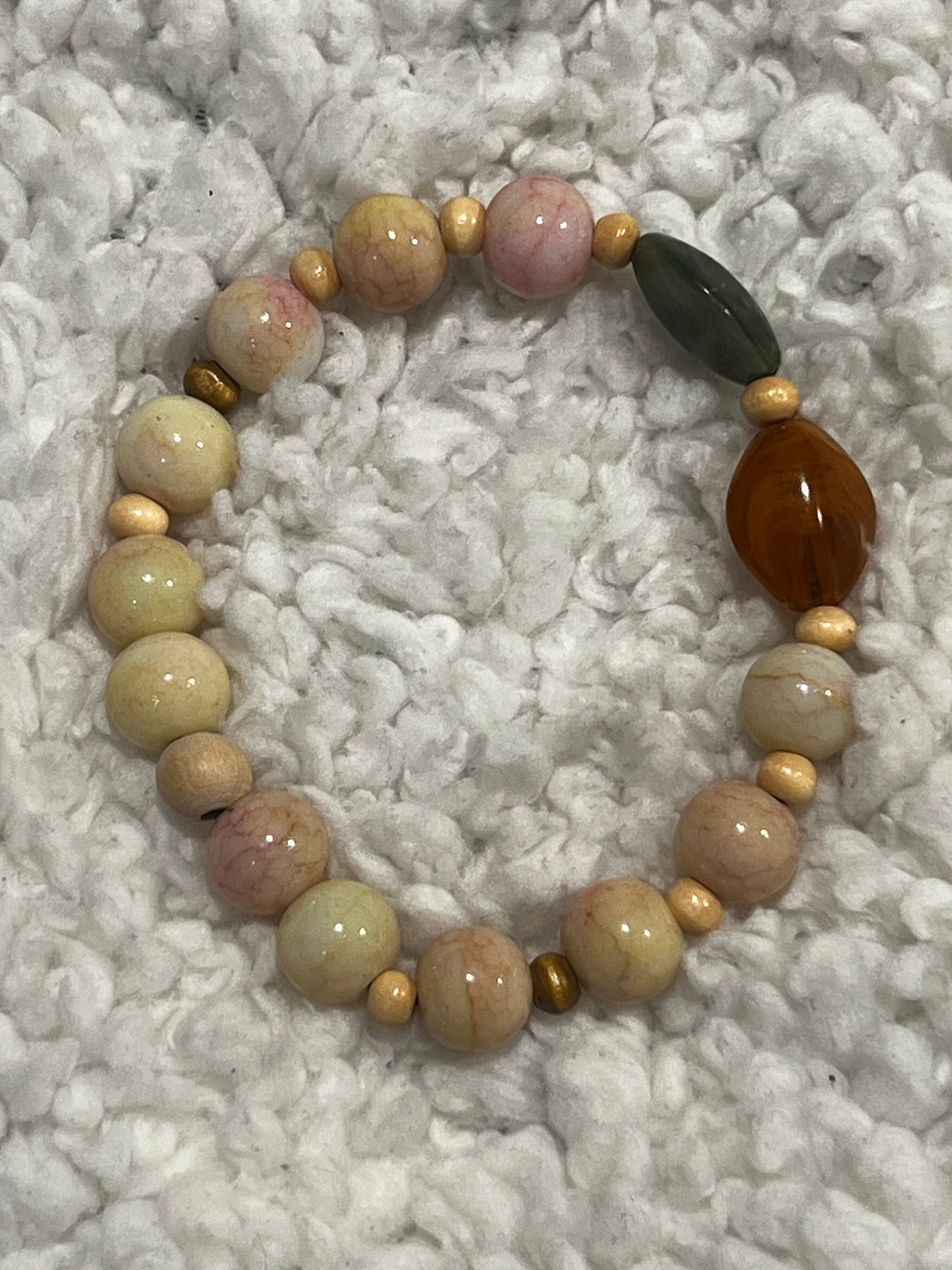 Handmade beaded bracelet
