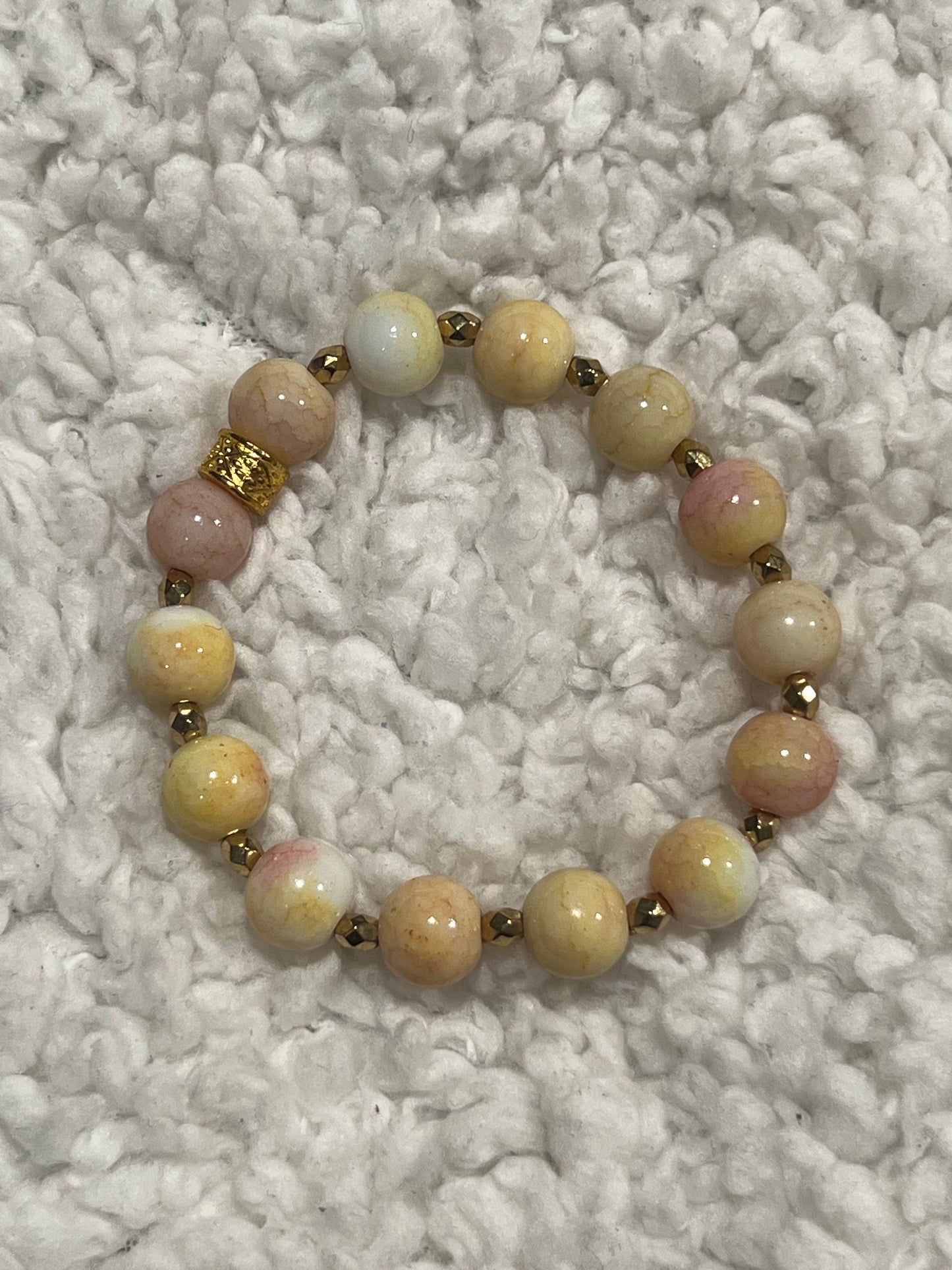 Handmade beaded bracelet