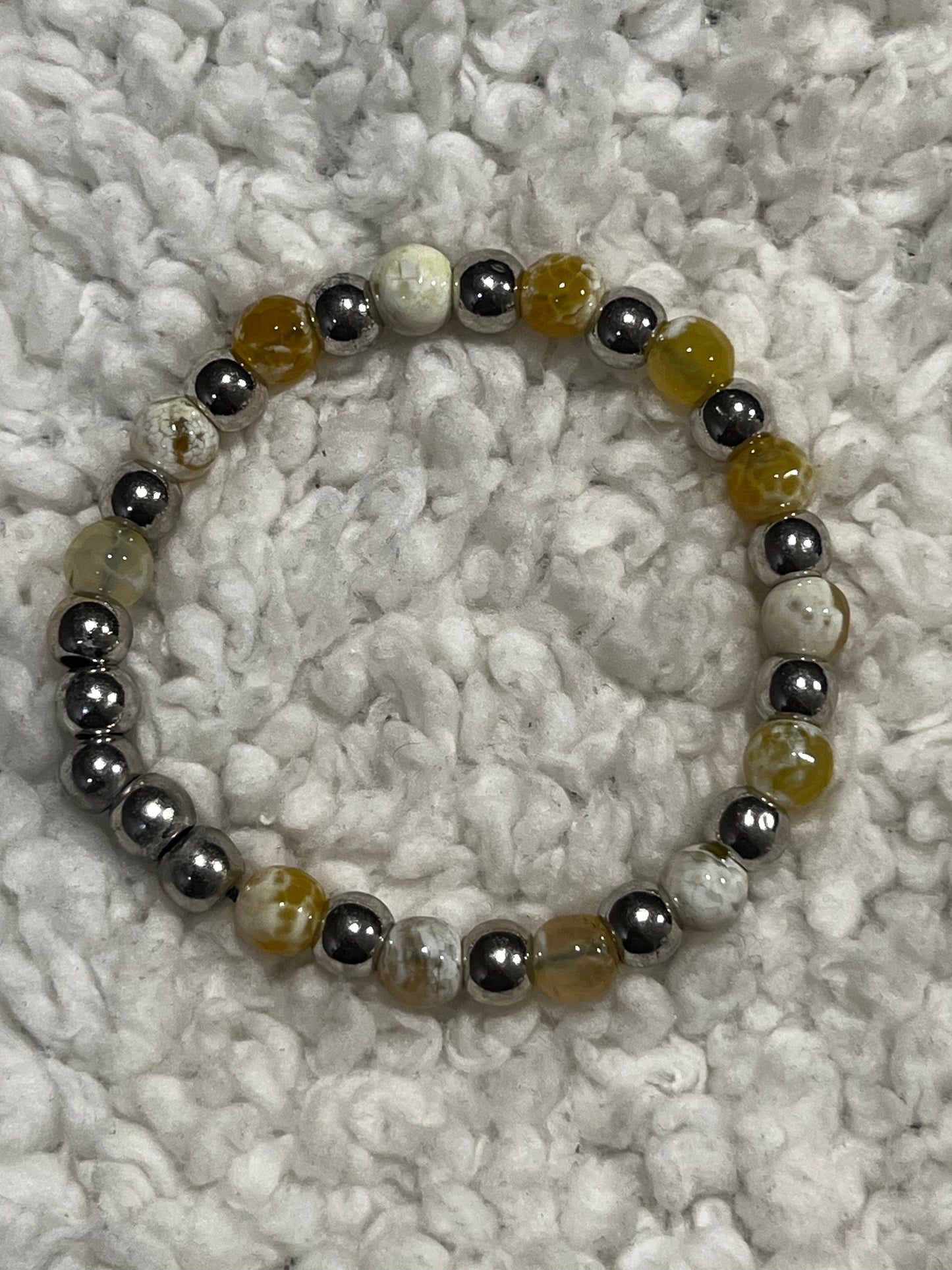Handmade beaded bracelet