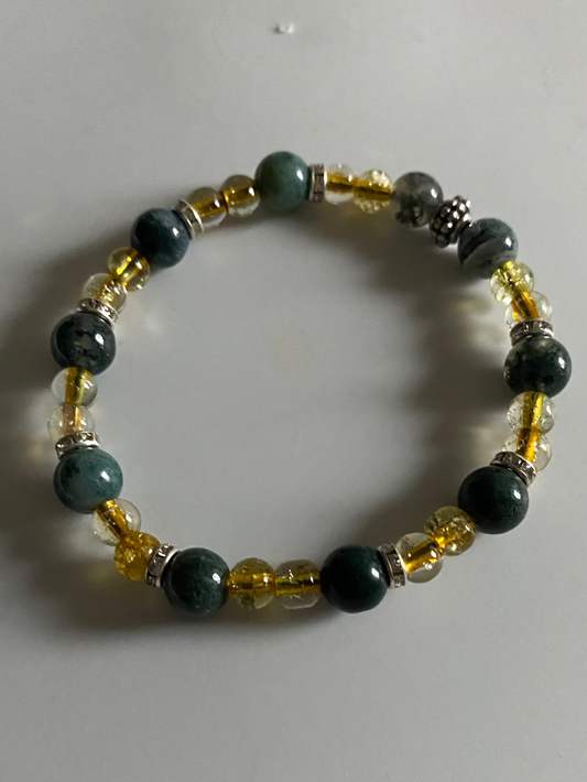 Earthy Moss Bracelet
