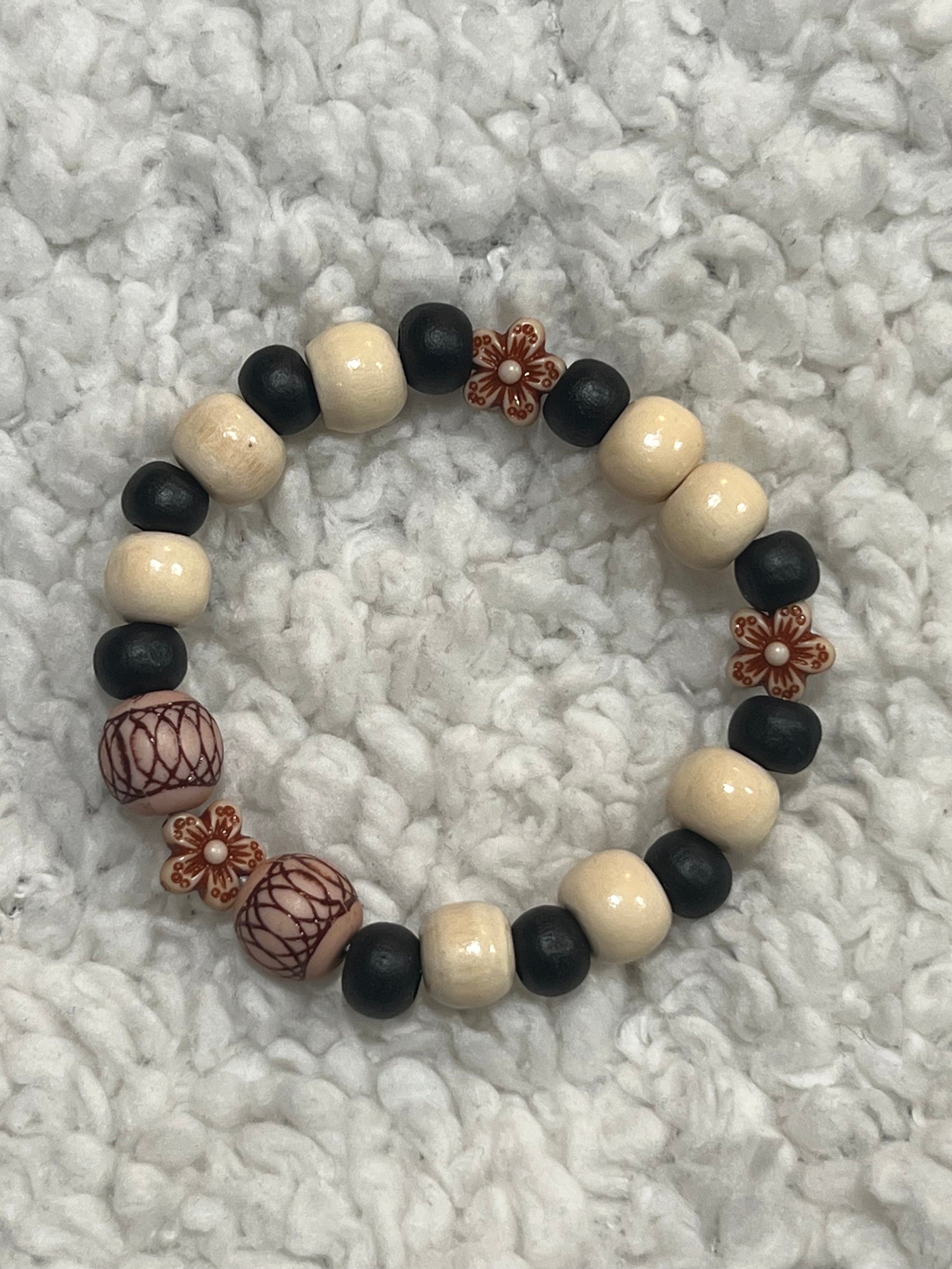 Handmade beaded bracelet