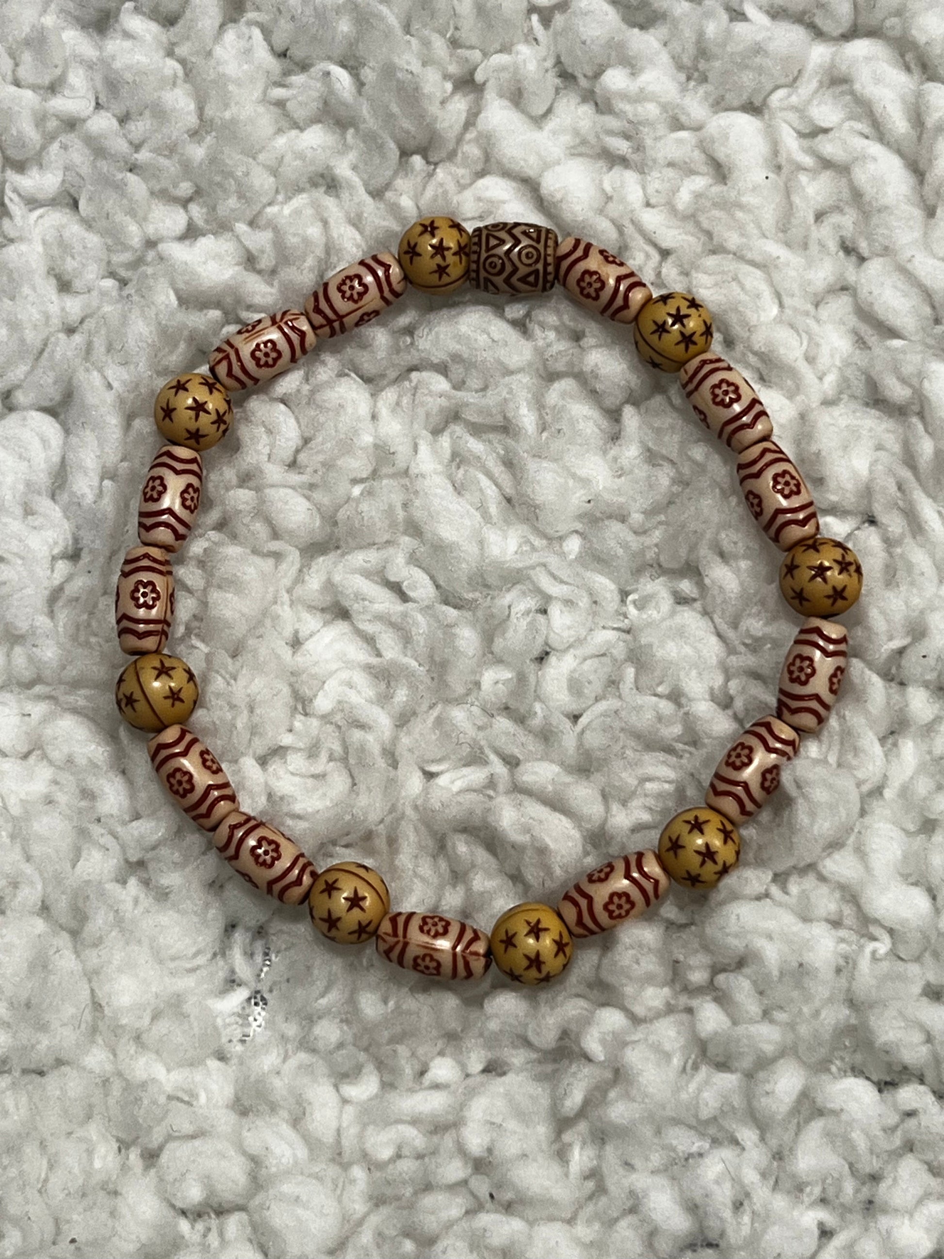 Handmade beaded bracelet