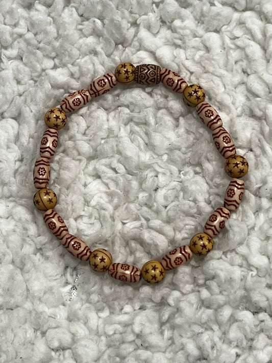 Handmade beaded bracelet