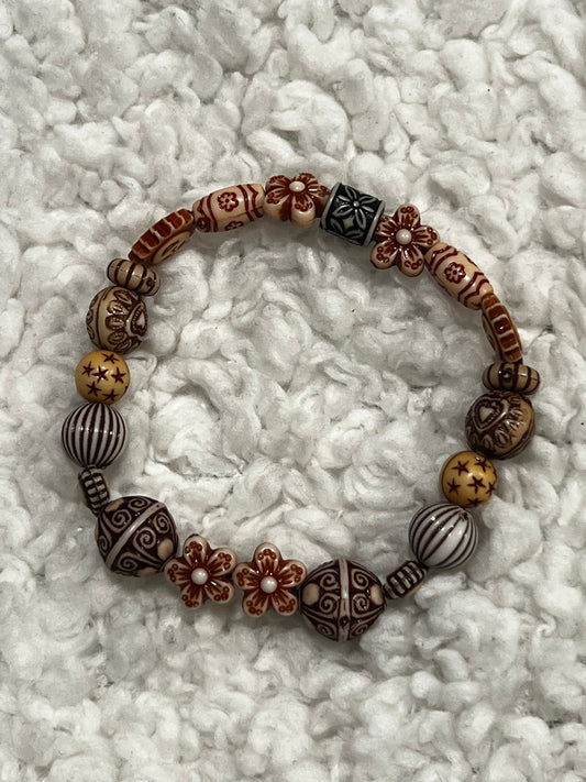 Handmade beaded bracelet
