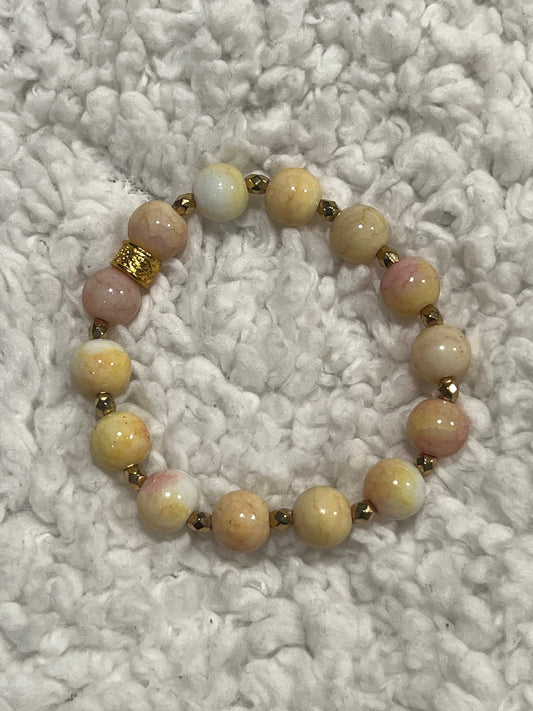 Handmade beaded bracelet
