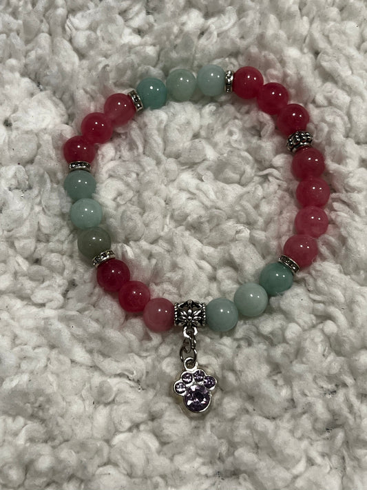 Handmade beaded bracelet