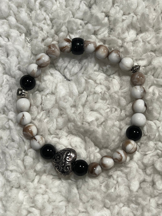 Handmade beaded bracelet